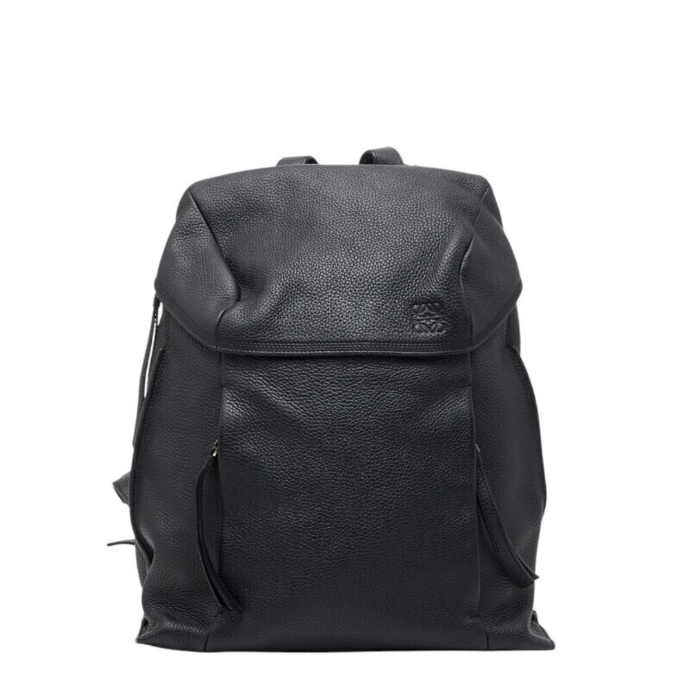 Loewe Anagram Backpack Black Leather